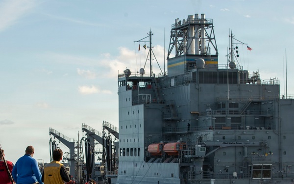 George Washington Conducts Fueling at Sea