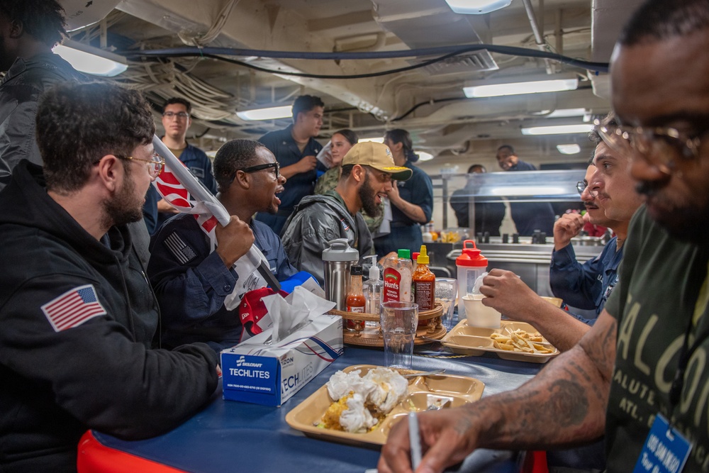 NFL Stars Visit USS San Diego