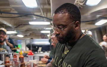 NFL Stars Visit USS San Diego