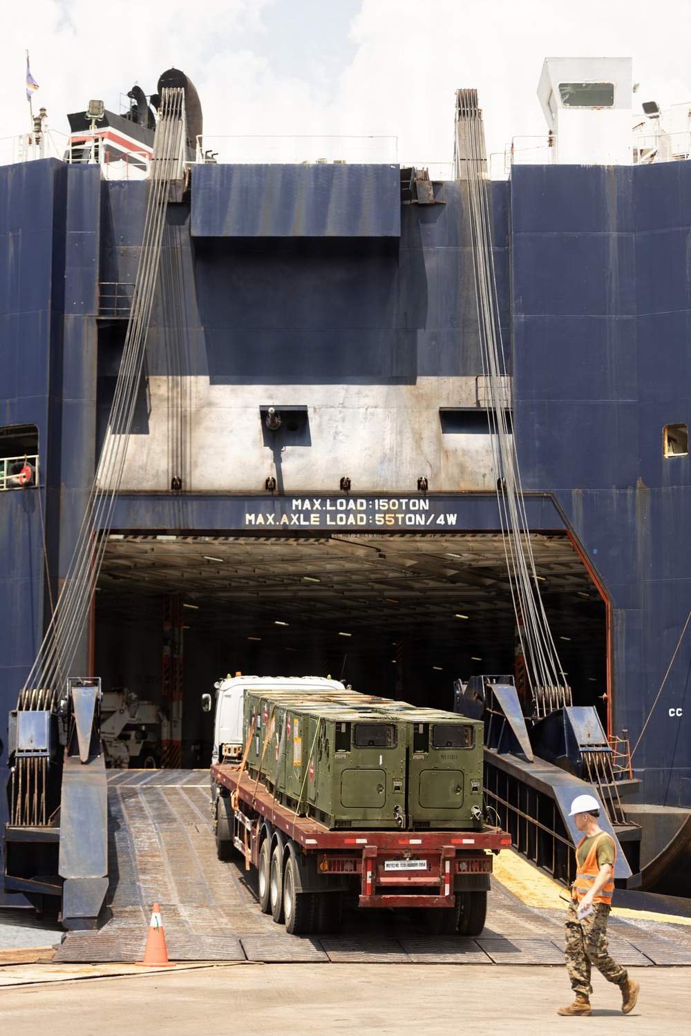 U.S. Marines Conduct Port Operations in the Philippines