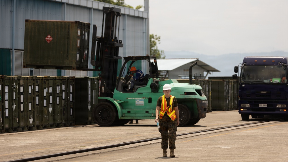 U.S. Marines Conduct Port Operations in the Philippines