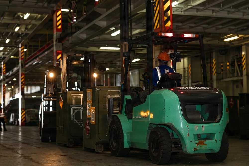 U.S. Marines Conduct Port Operations in the Philippines