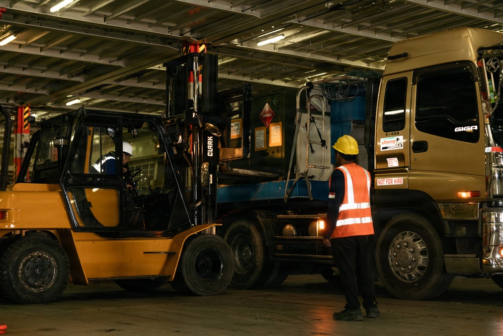 U.S. Marines Conduct Port Operations in the Philippines
