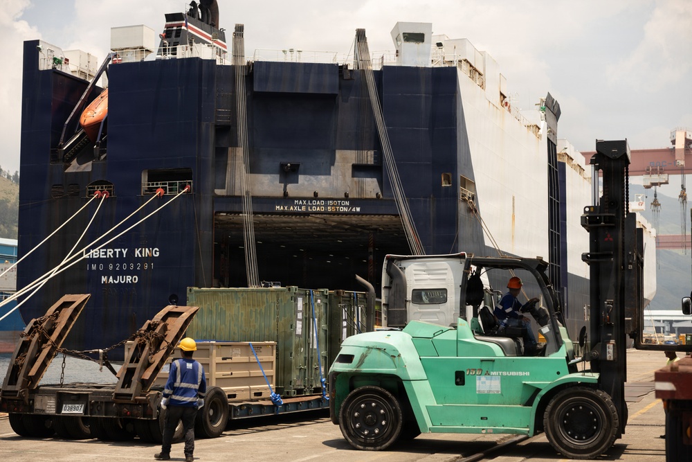 U.S. Marines Conduct Port Operations in the Philippines