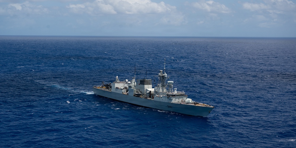 HMCS Ottawa at sea for RIMPAC 2026