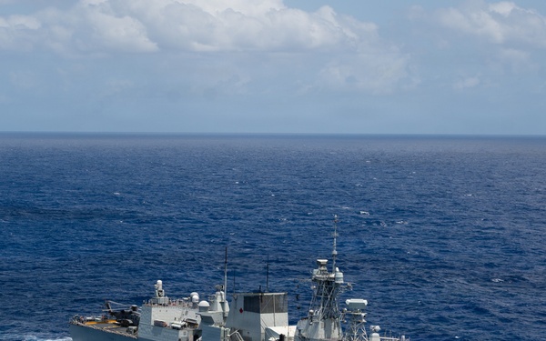 HMCS Ottawa at sea for RIMPAC 2026