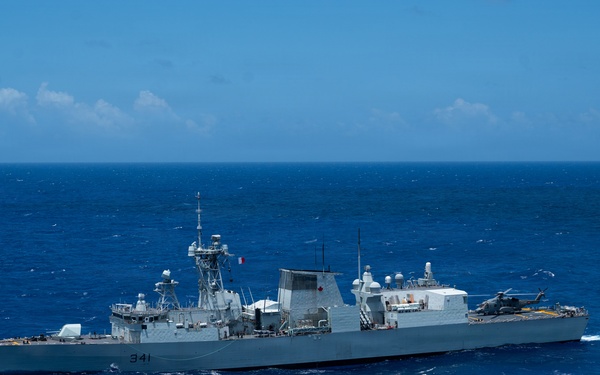HMCS Ottawa at sea for RIMPAC 2026