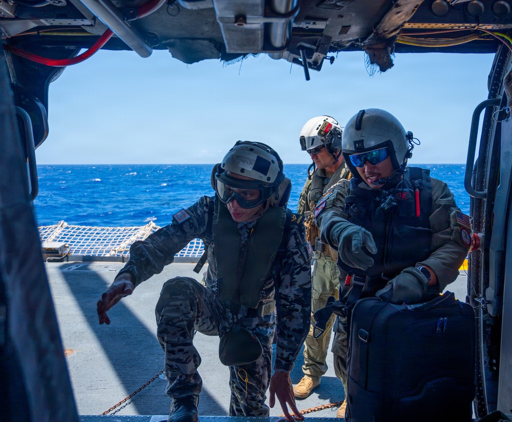 HMCS Ottawa at sea for RIMPAC 2026