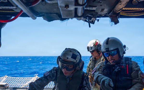 HMCS Ottawa at sea for RIMPAC 2026