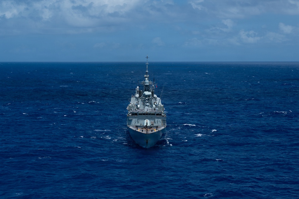 HMCS Ottawa at sea for RIMPAC 2026