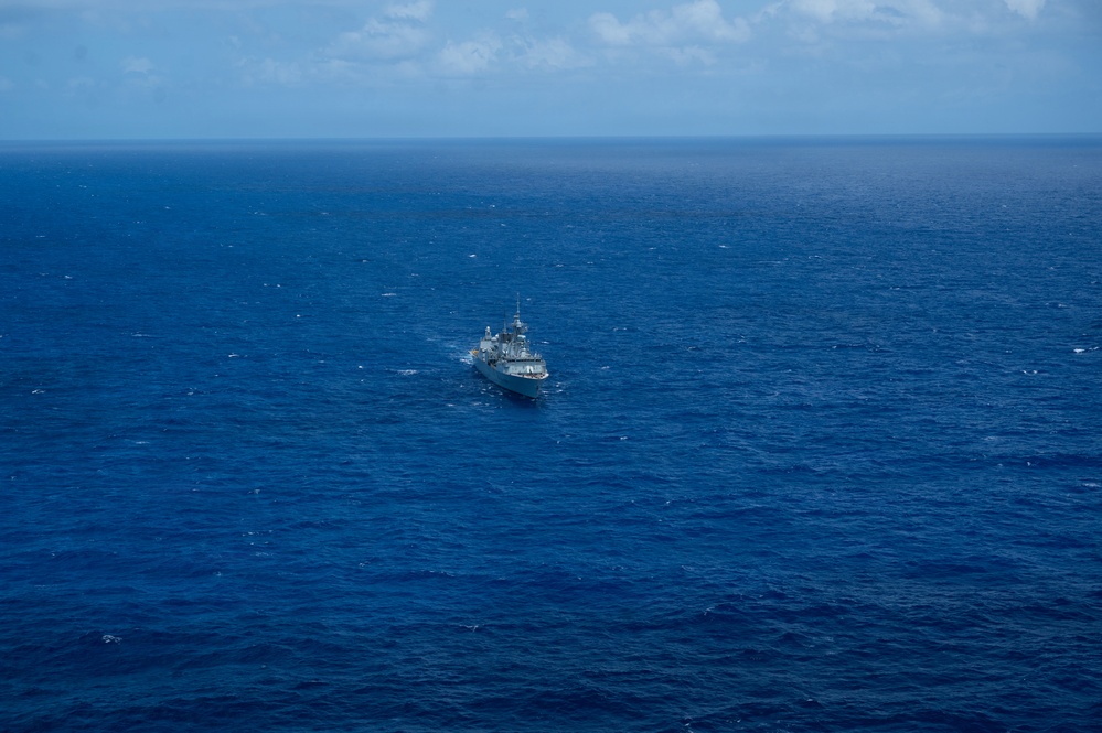 HMCS Ottawa at sea for RIMPAC 2026