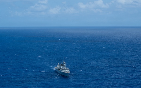 HMCS Ottawa at sea for RIMPAC 2026