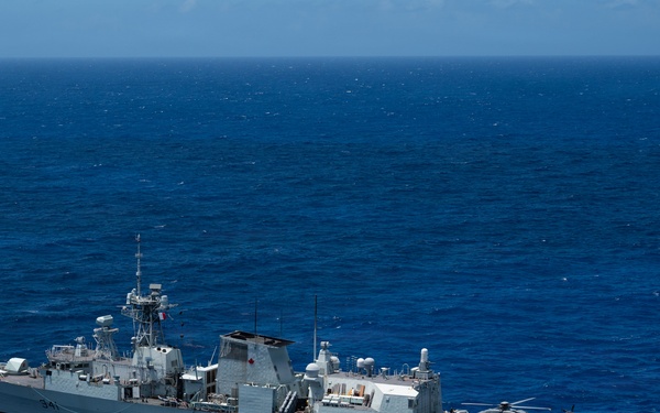 HMCS Ottawa at sea for RIMPAC 2026