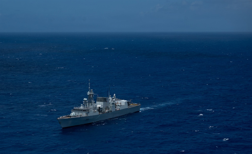 HMCS Ottawa at sea for RIMPAC 2026