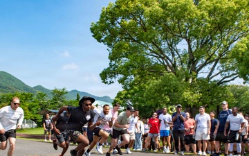US Navy Sailors Run in Captain’s Cup