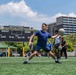USS San Diego Sailor Plays Dodge Ball