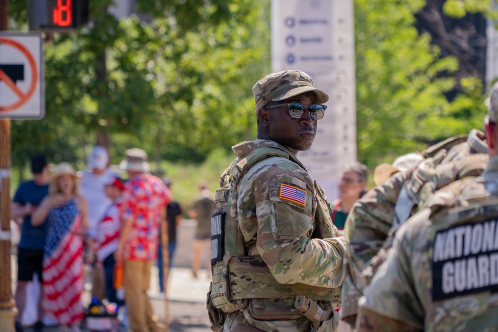 Mississippi National Guardsmen support operations during America 250 heat wave