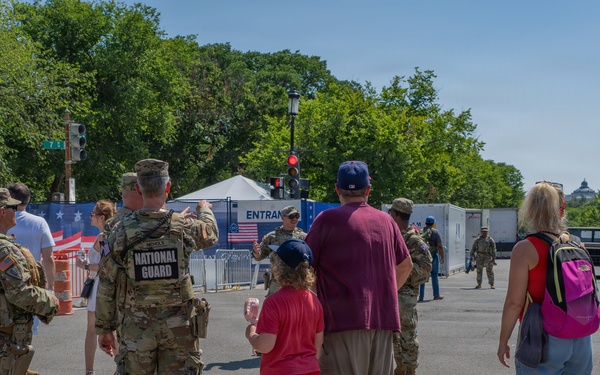 Mississippi National Guardsmen support operations during America 250 heat wave
