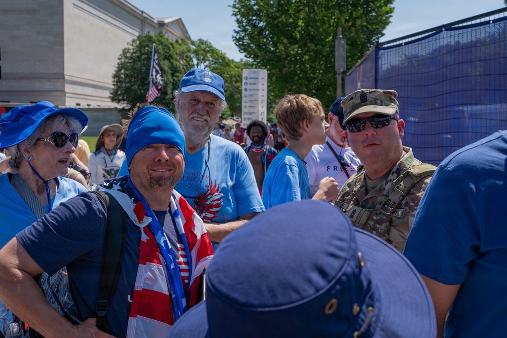 Mississippi National Guardsmen support operations during America 250 heat wave