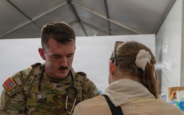 Mississippi National Guardsmen provide medical assistance during America 250 heat wave