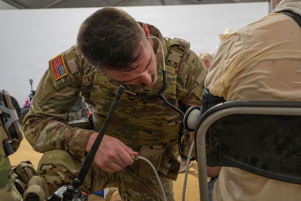 Mississippi National Guardsmen provide medical assistance during America 250 heat wave