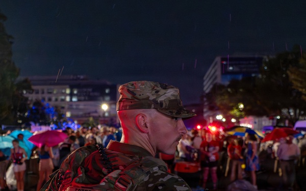 Mississippi National Guardsmen support during America 250 weather delay