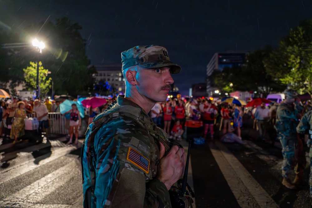 Mississippi National Guardsmen support during America 250 weather delay