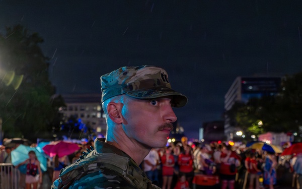 Mississippi National Guardsmen support during America 250 weather delay