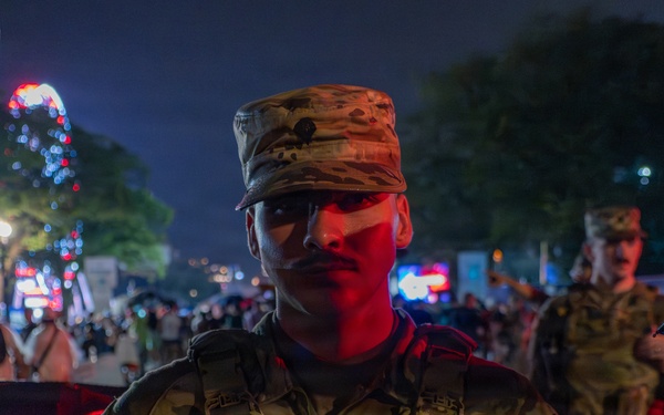 Mississippi National Guardsmen support during America 250 weather delay
