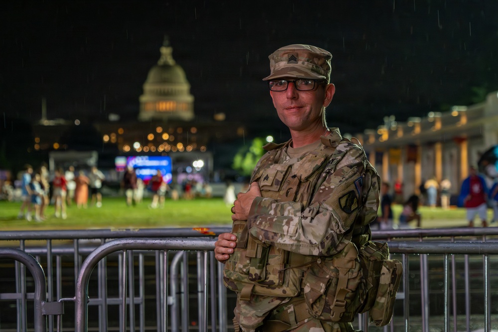 Mississippi National Guardsmen support during America 250 weather