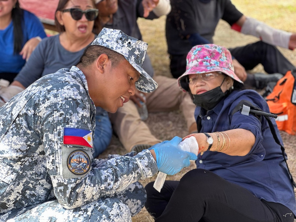 U.S. Coast Guard and partner nations participate in a HADR exercise at RIMPAC 2026