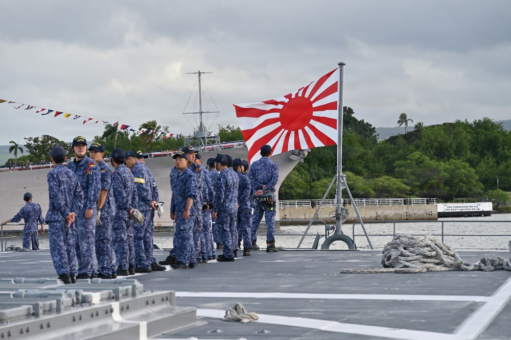 JS KONGO Departs Pearl Harbor for Sea Phase of RIMPAC 2026
