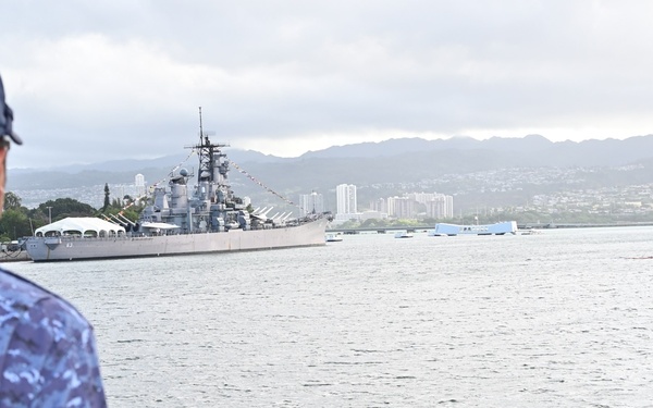 JS KONGO departs Pearl Harbor for sea phase of RIMPAC 2026