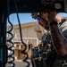 Security Forces airmen conduct routine patrol in the USCENTCOM