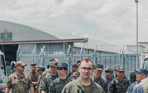 MCAS Iwakuni ARFF Multinational Crash Damaged or Disabled Aircraft Recovery training Day 1