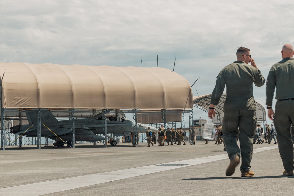 MCAS Iwakuni ARFF Multinational Crash Damaged or Disabled Aircraft Recovery training Day 1