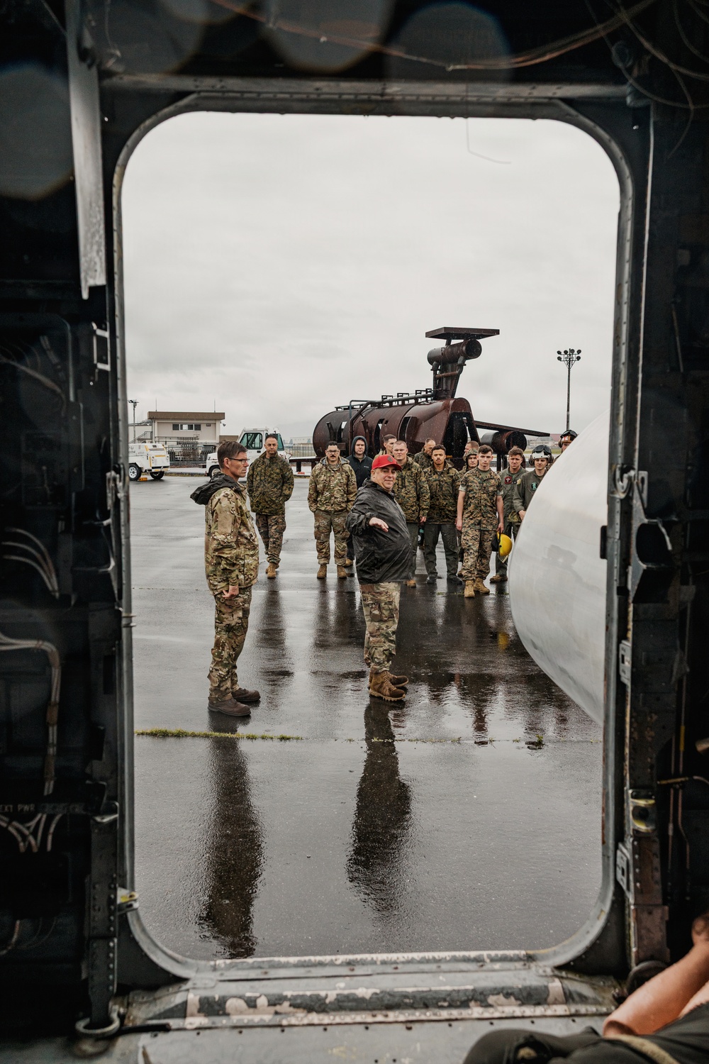 MCAS Iwakuni ARFF Multinational Crash Damaged or Disabled Aircraft Recovery training Day 1