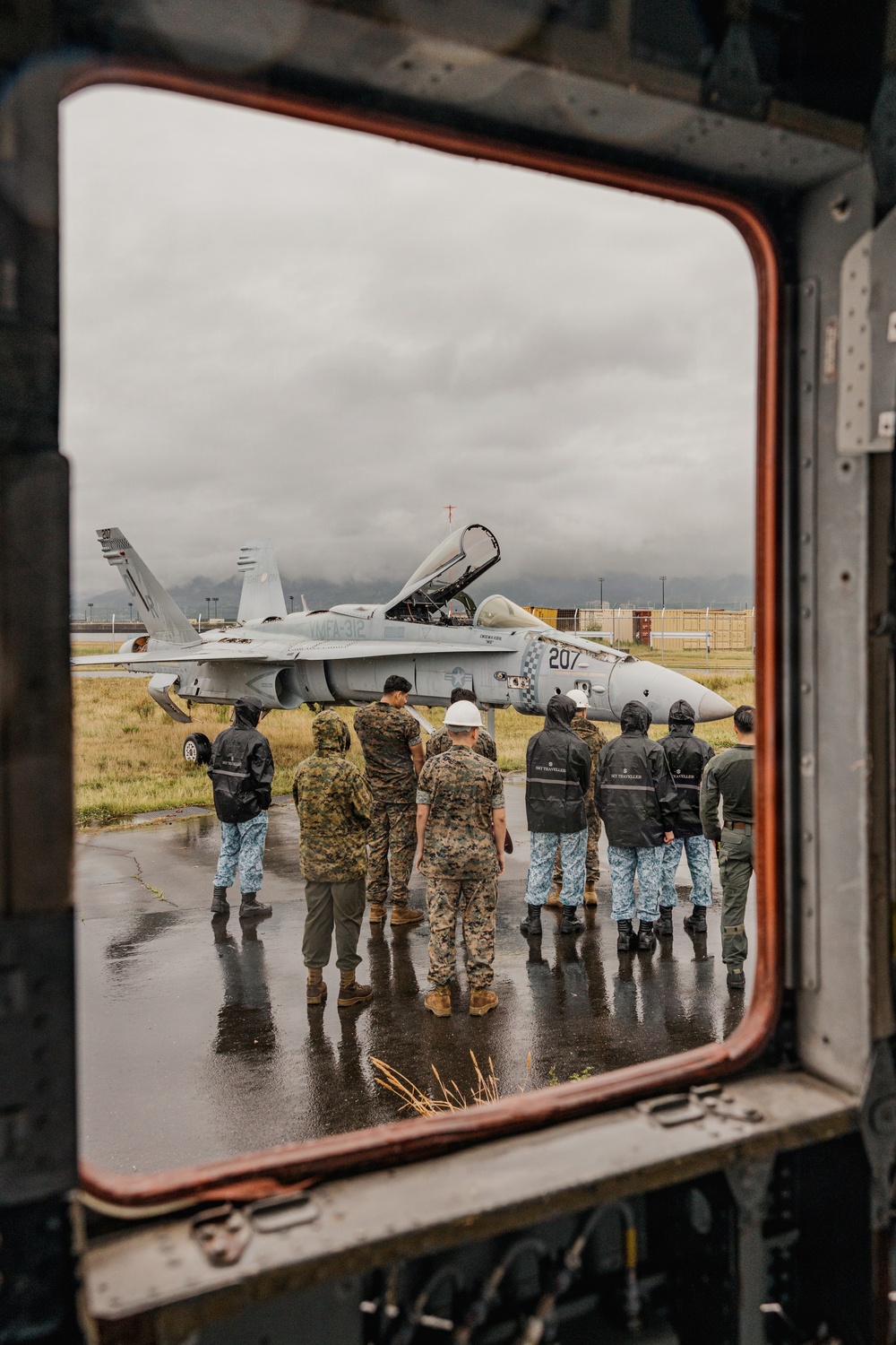 MCAS Iwakuni ARFF Multinational Crash Damaged or Disabled Aircraft Recovery training Day 1