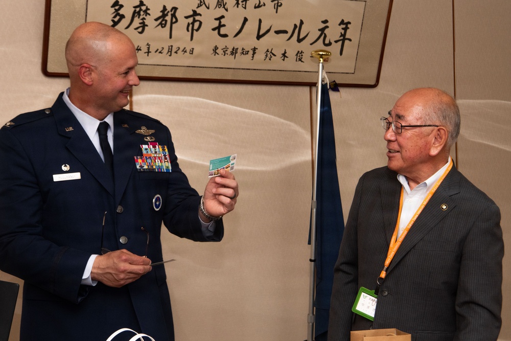 374 AW commander visits local mayors