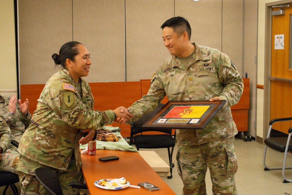 35th ADA Brigade Honors MAJ Oh in PCS Ceremony and Awards Ceremony