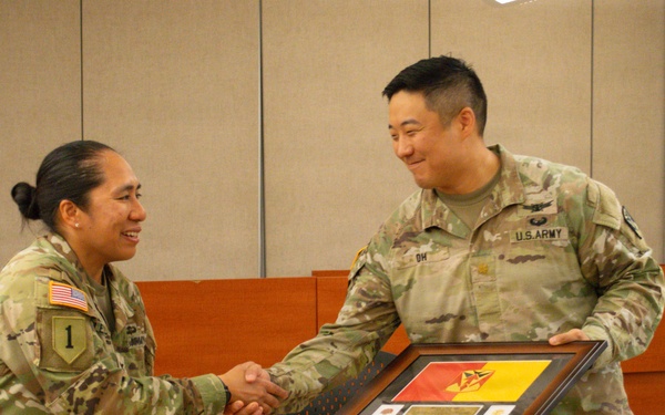 35th ADA Brigade Honors MAJ Oh in PCS Ceremony and Awards Ceremony