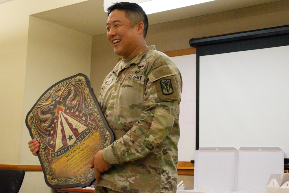 35th ADA Brigade Honors MAJ Oh in PCS Ceremony and Awards Ceremony