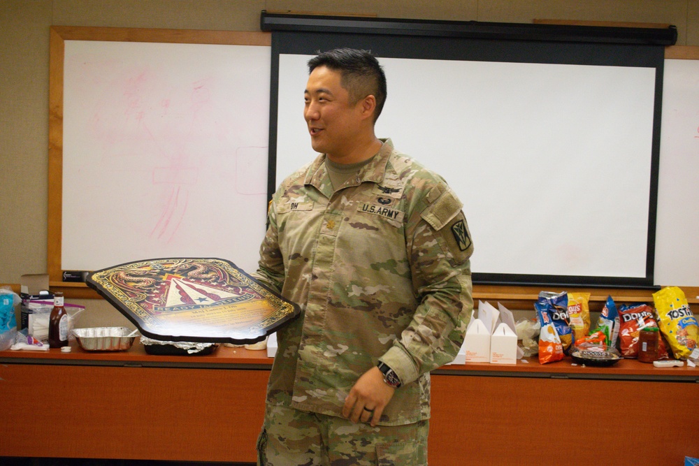 35th ADA Brigade Honors MAJ Oh in PCS Ceremony and Awards Ceremony
