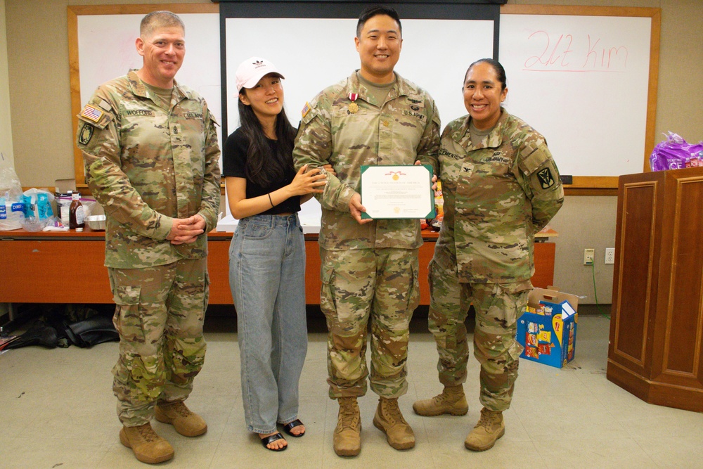 35th ADA Brigade Honors MAJ Oh in PCS Ceremony and Awards Ceremony