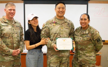 35th ADA Brigade Honors MAJ Oh in PCS Ceremony and Awards Ceremony