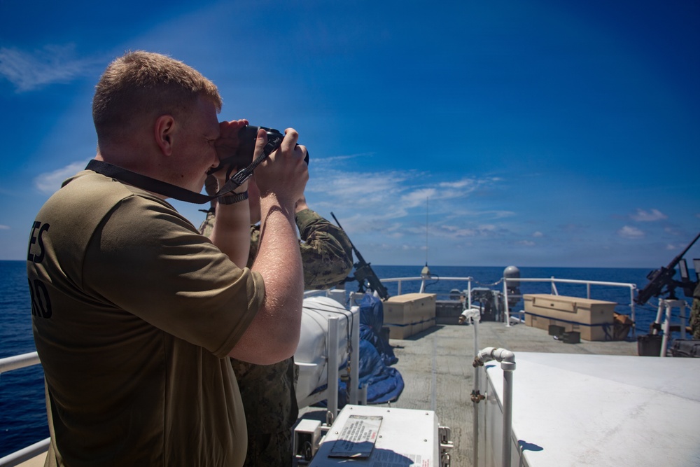 USCGC Emlen Tunnell Transits South China Sea