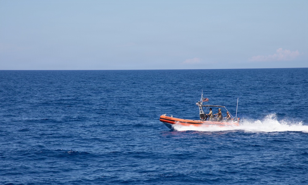 USCGC Emlen Tunnell Transits South China Sea