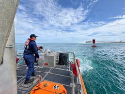 U.S. Coast Guard, partners move buoy blocking Apra Harbor entrance