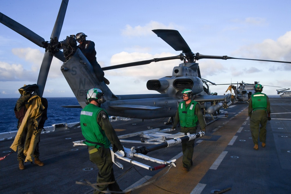 USS Essex conducts flight deck operations during RIMPAC 2026