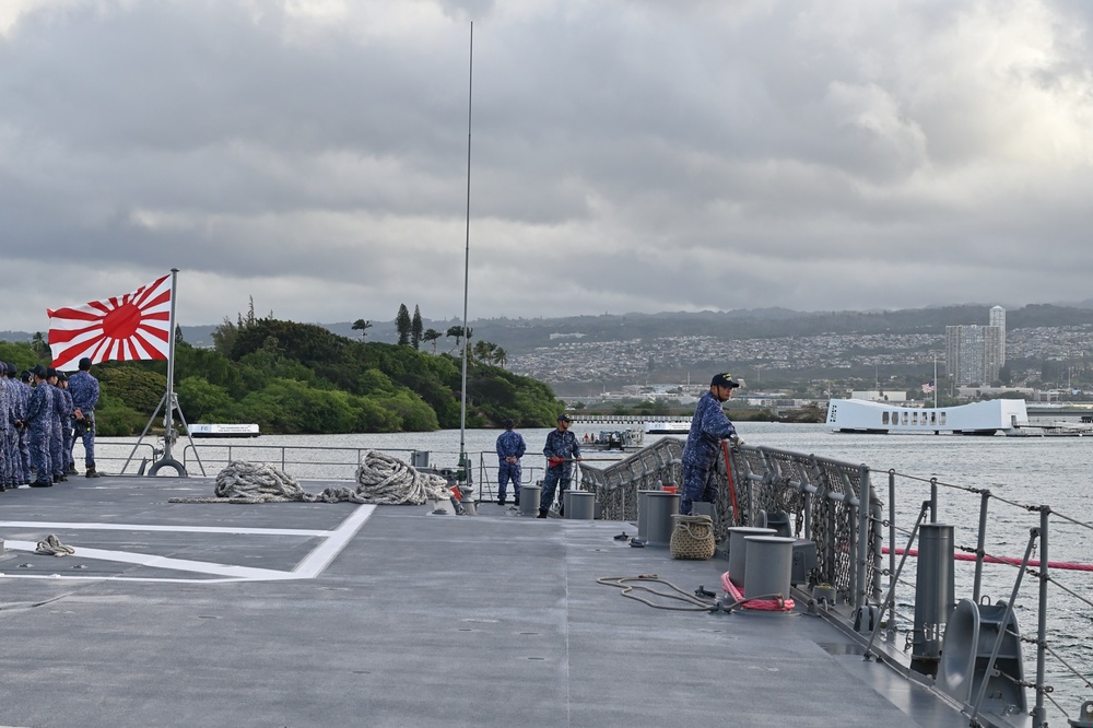 JS KONGO departs Pearl Harbor for sea phase of RIMPAC 2026